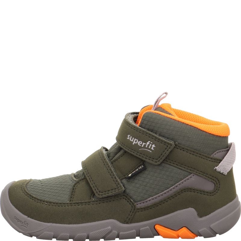 Superfit TRACE Unisex | Boys Sneakers high - Material: Textil/Sonstiges Material in Green