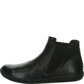 Think! NATURE Damen Chelsea Boots - Material: Leder in Schwarz