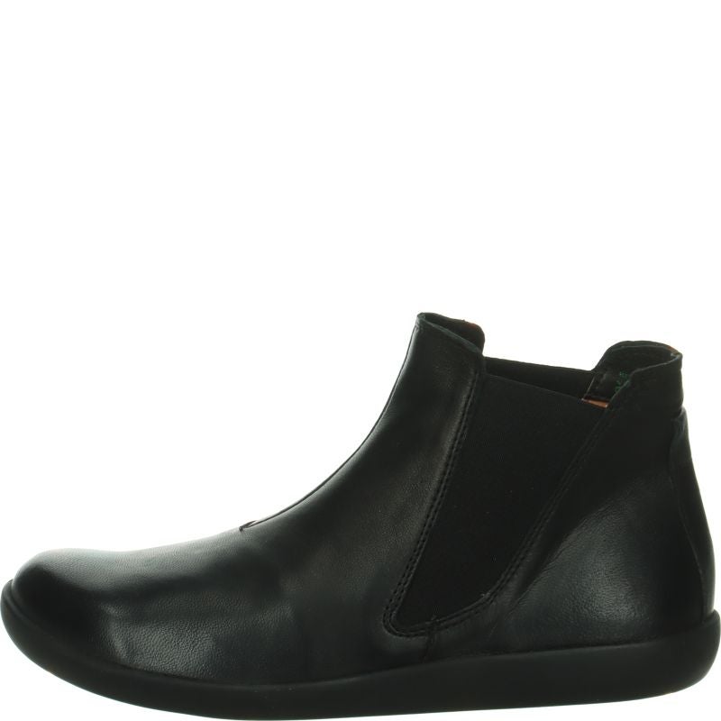 Think! NATURE Damen Chelsea Boots - Material: Leder in Schwarz