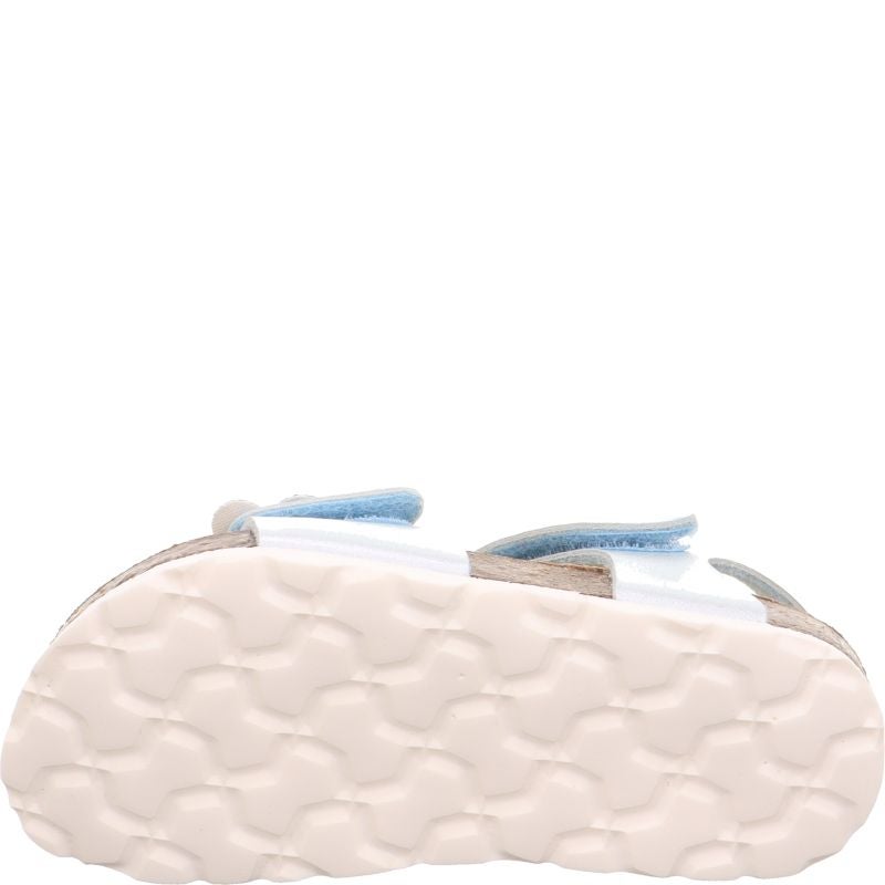 Superfit FUSSBETTPANTOFFEL Girls Sandal - Material: Sonstiges Material in Blue