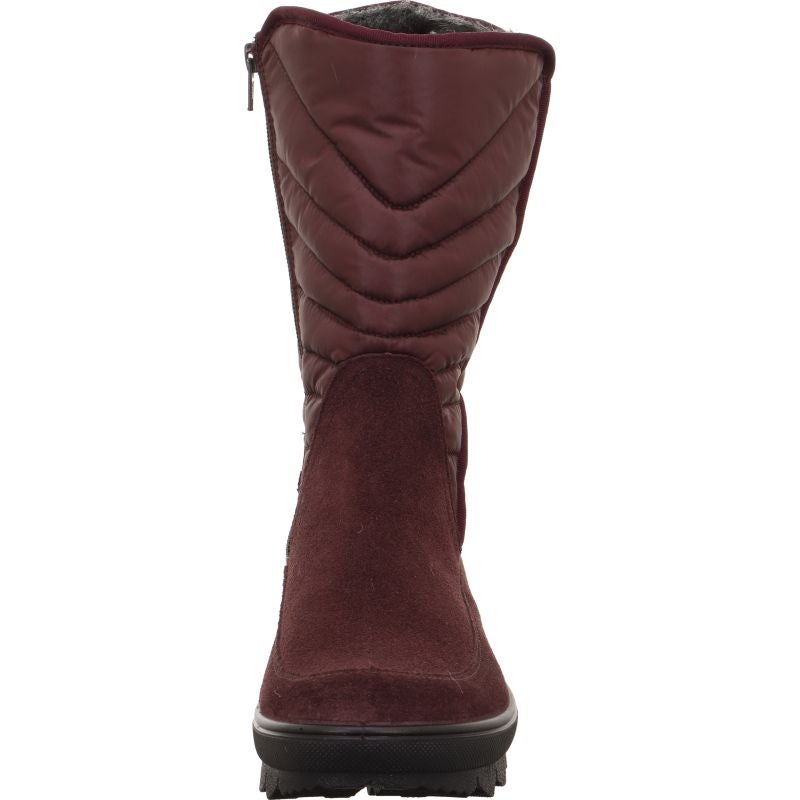 legero NOVARA Damen Stiefel - Material: Leder/Textil in Rot