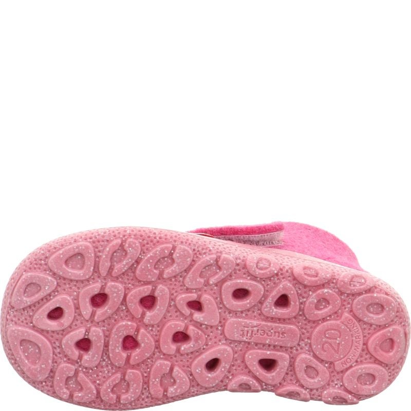 Superfit HAPPY OCTI Girls Slipper - Material: Textile in Rose