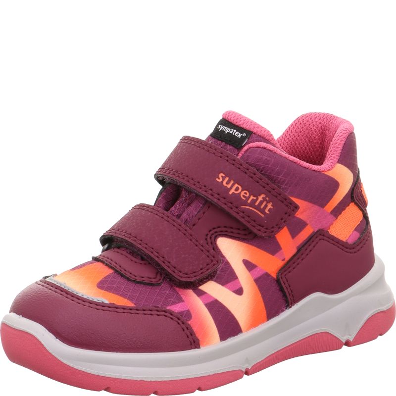 Superfit COOPER Girls Sneakers high - Material: Textil/Sonstiges Material in Red