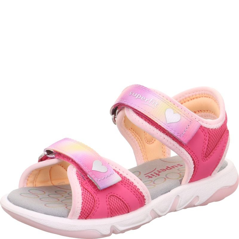Superfit PEBBLES Mädchen Sandale - Material: Textil/Sonstiges Material in Pink