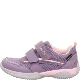 Superfit STORM Sneaker low - Material: Leder/Sonstiges Material/Textil in Lila