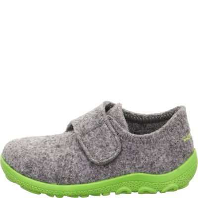 Superfit HAPPY OCTI Jungen Hausschuh - Material: Textil in Grau