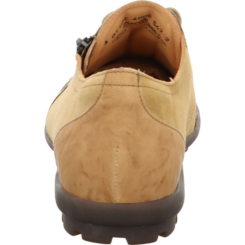 Think KONG HERREN Lace up shoe - Material: Leather in Beige