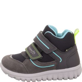 Superfit SPORT7 MINI Sneakers high - Material: Leder/Sonstiges Material/Texti in Grey