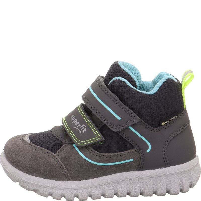Superfit SPORT7 MINI Sneakers high - Material: Leder/Sonstiges Material/Texti in Grey