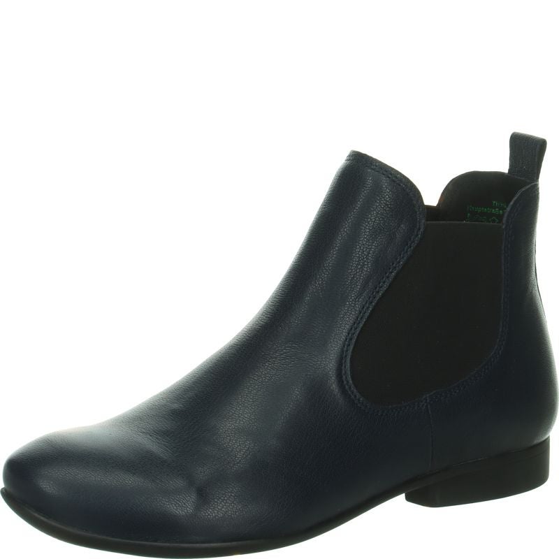 Think! GUAD2 Damen Chelsea Boots - Material: Leder in Blau