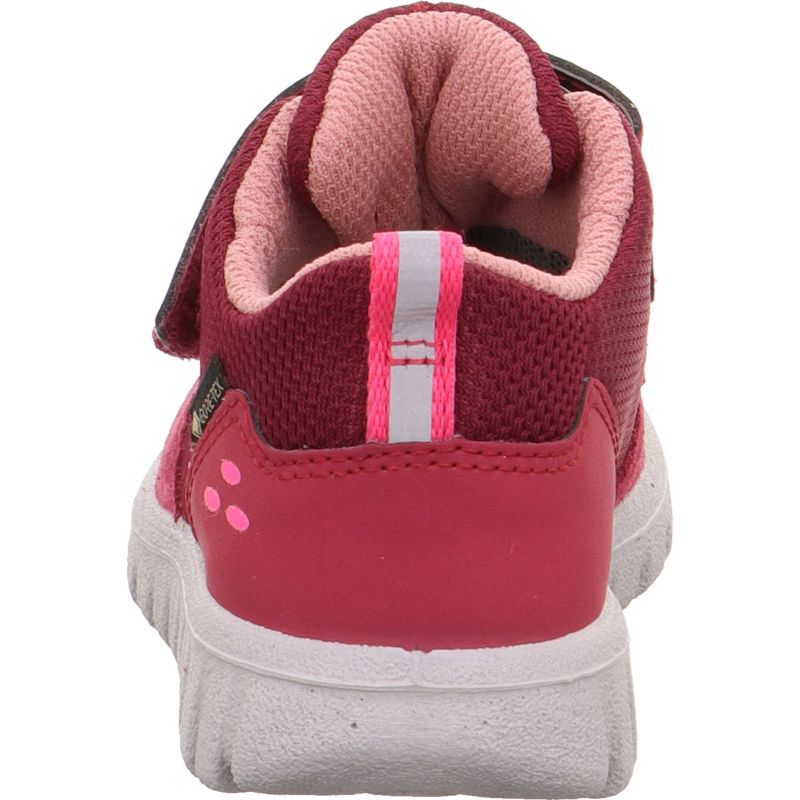 Superfit SPORT7 MINI Unisex | Girls Sneakers low - Material: Leder/Sonstiges Material/Texti in Red