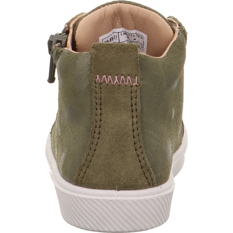 Superfit SUPIES Mädchen Sneaker high - Material: Leder/Textil in Grün