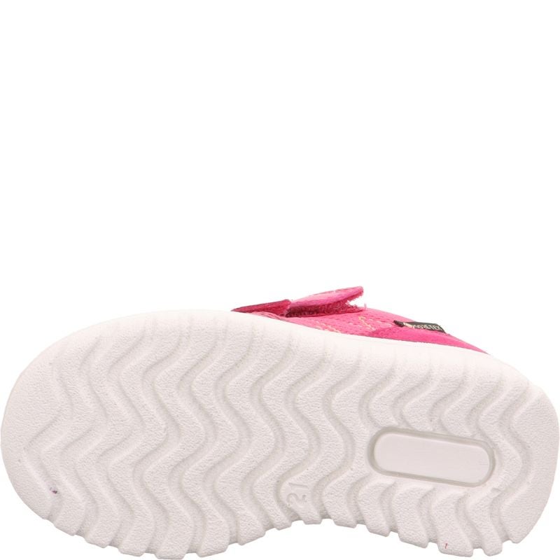 Superfit SPORT7 MINI Girls Sneakers low - Material: Leder/Sonstiges Material/Texti in Pink