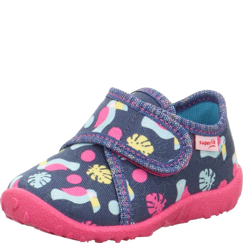 Superfit SPOTTY Girls Slipper - Material: Textile in Blue