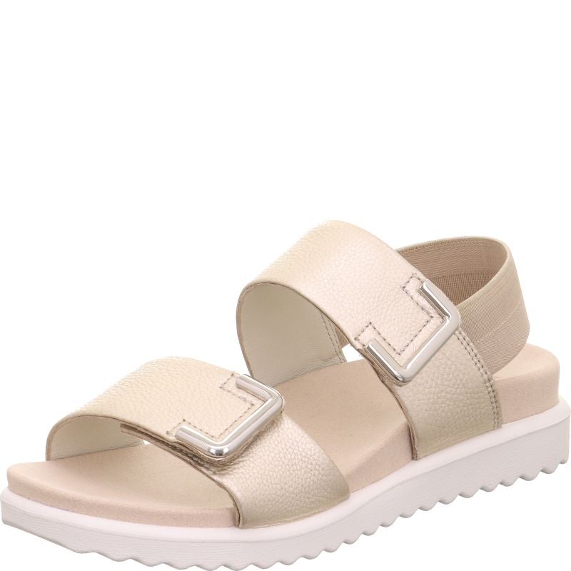 legero MOVE Damen Sandale - Material: Leder in Metallic