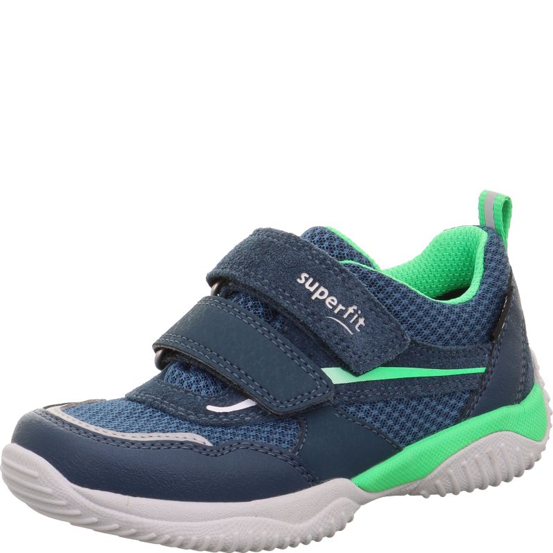 Superfit STORM  - Material: LederSonstigesMaterialTexti in Blue