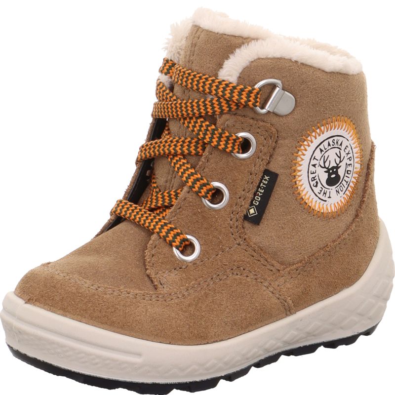 Superfit GROOVY 2.0 Jungen Boots - Material: Leder/Textil in Braun