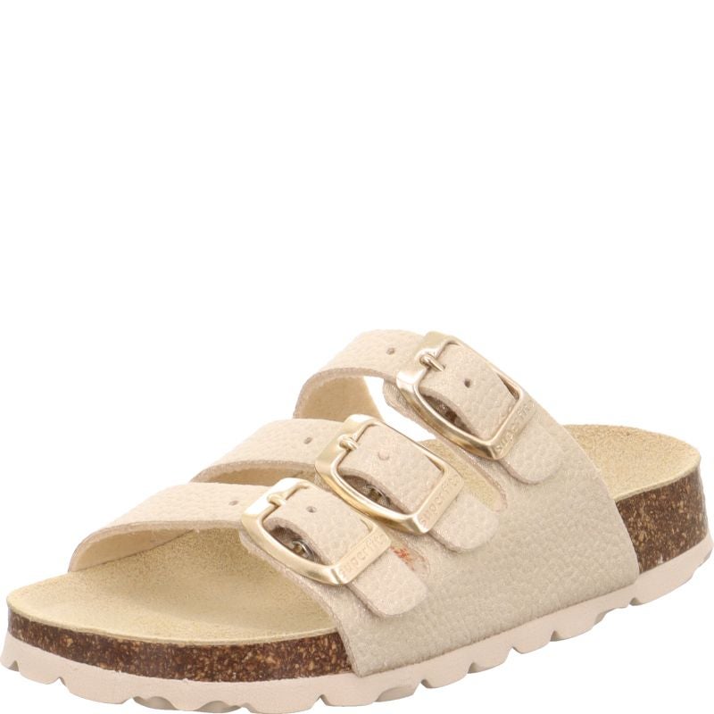 Superfit FUSSBETTPANTOFFEL Girls Slipper - Material: Sonstiges Material in Metallic