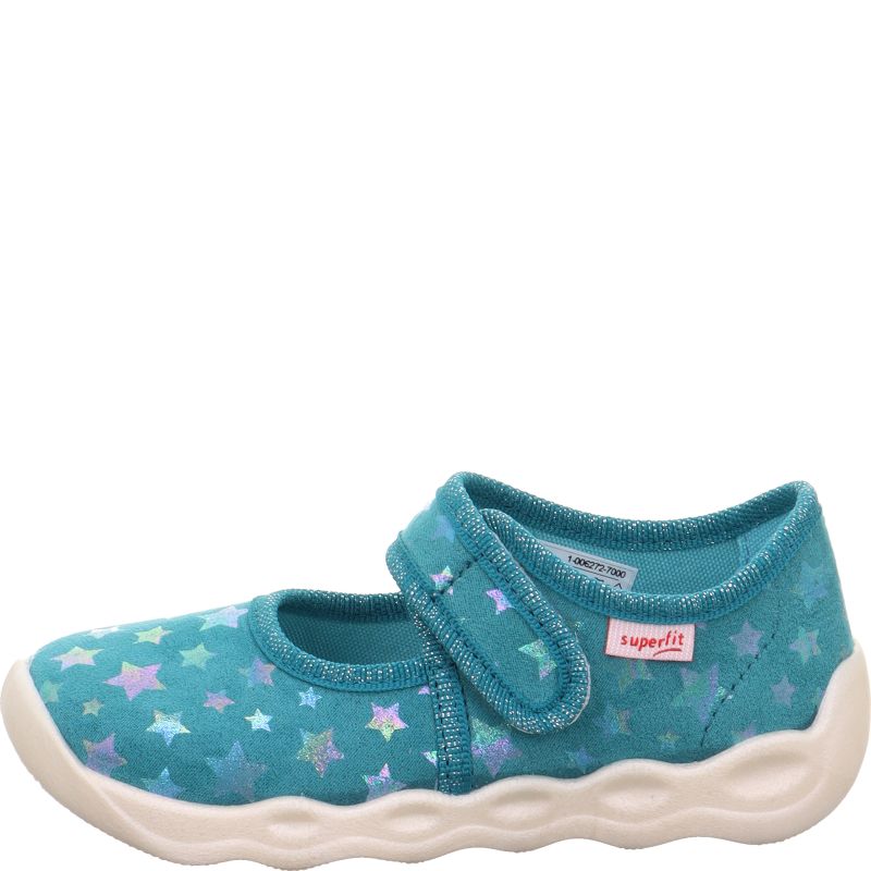 Superfit BUBBLE Girls Slipper - Material: Textile in Green
