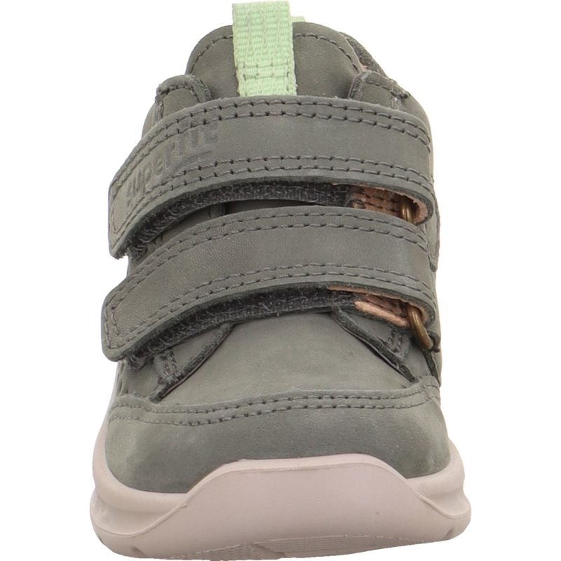 Superfit BREEZE Sneaker high - Material: Leder in Grün