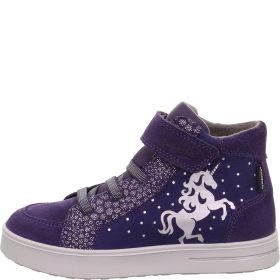 Superfit STELLA Sneakers high - Material: Leather/Textil in Purple