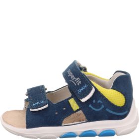 Superfit NINO Sandale - Material: Leder/Textil in Blau