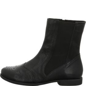 Think AGRAT Woman Ankle boot - Material: Leather in Black