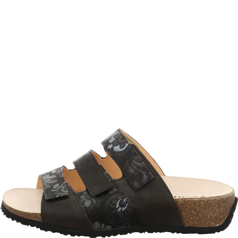 Think! MIZZI Damen Pantolette - Material: Leder in Mehrfarbig