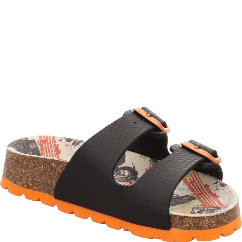 Superfit FUSSBETTPANTOFFEL Slipper - Material: SonstigesMaterial in Black