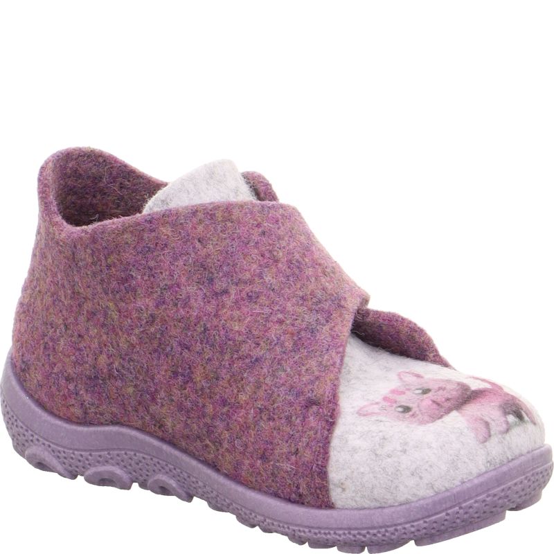 Superfit HAPPY OCTI Girls Slipper - Material: Textile in Purple