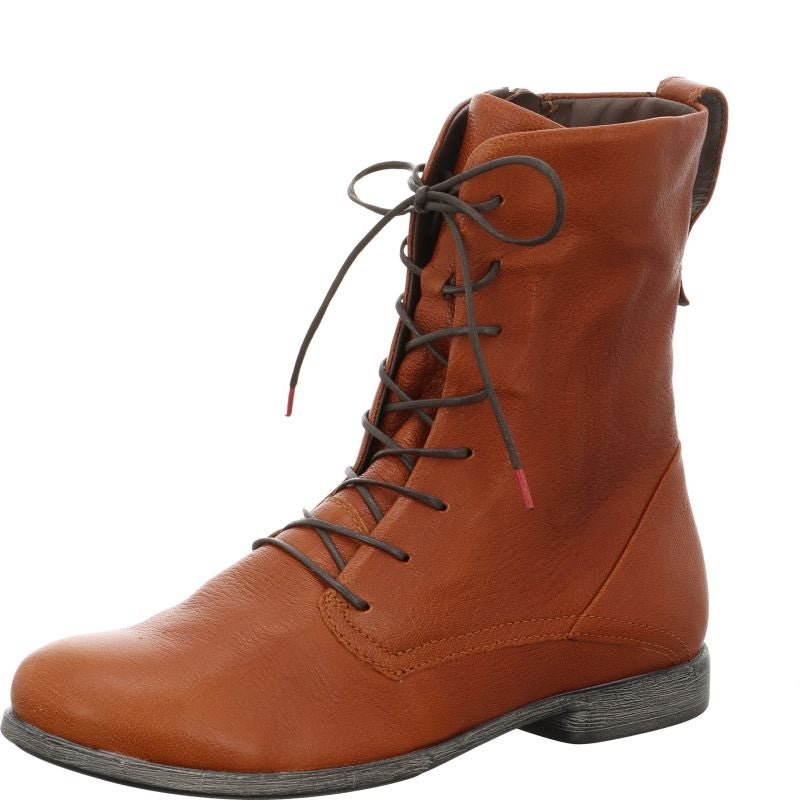 Think AGRAT Woman Ankle boot - Material: Leather in Brown