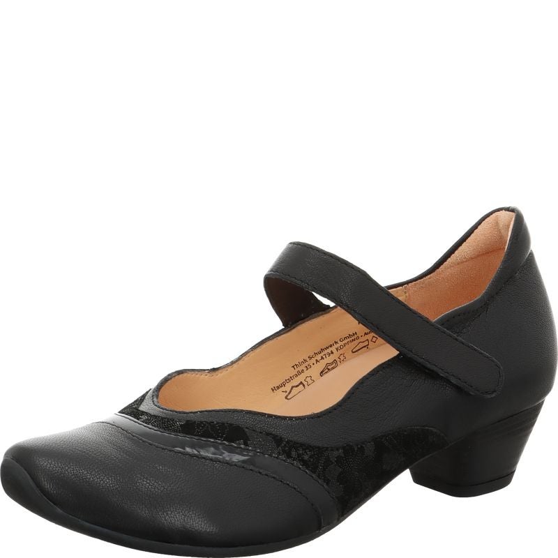 Think AIDA DAMEN Woman Pumps - Material: Leather in Black
