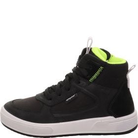 Superfit MAVERICK Boys Sneakers high - Material: Leder/Sonstiges Material/Texti in Black