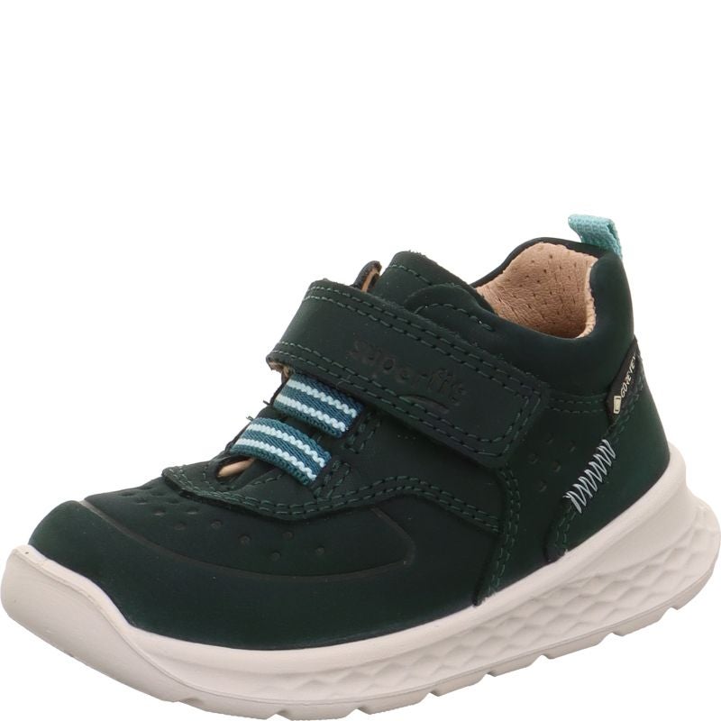 Superfit BREEZE Jungen Sneaker high - Material: Leder in Grün