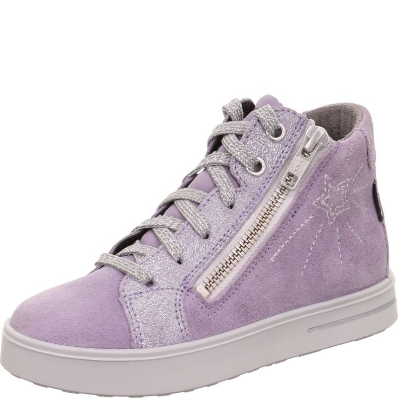 Superfit STELLA Sneaker high - Material: Leder/Textil in Lila
