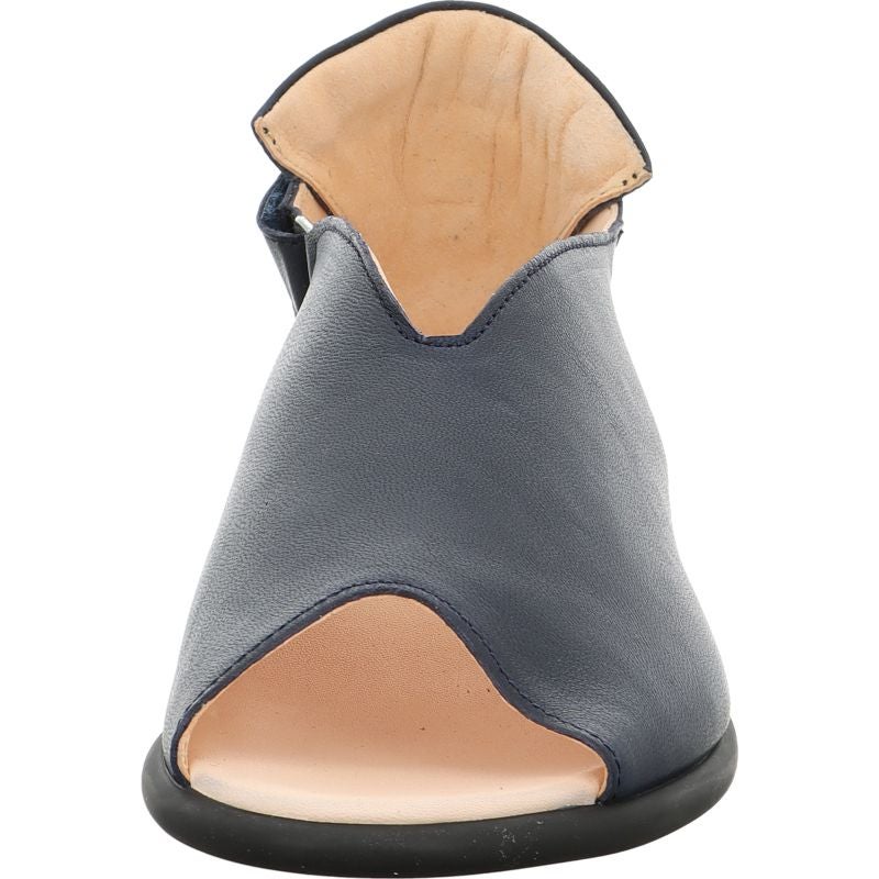 Think KAMAA Woman Strap sandal - Material: Leather in Blue