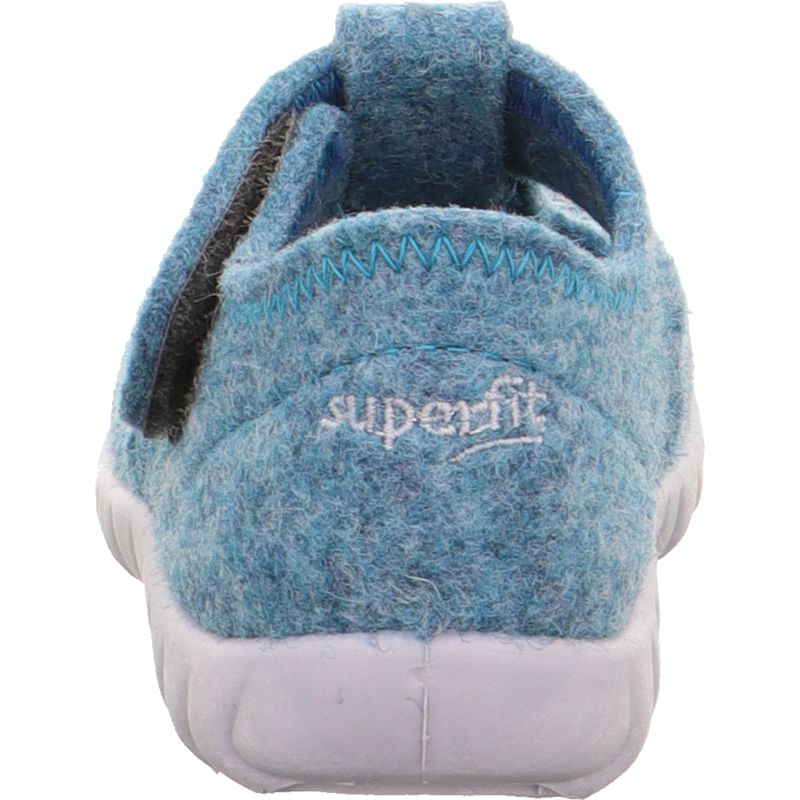 Superfit HAPPY Jungen Hausschuh - Material: Textil in Blau