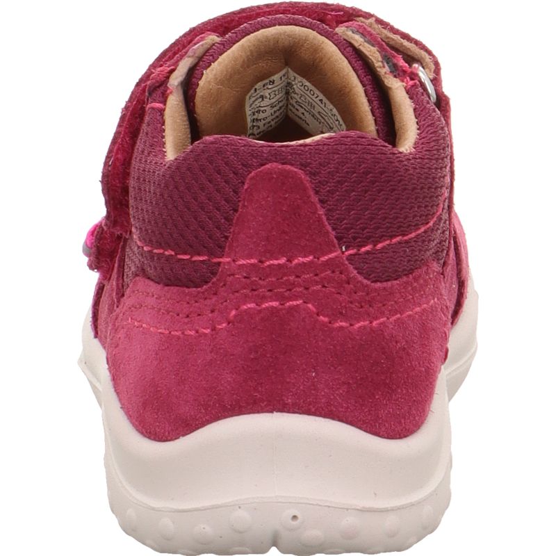 Superfit WHALEY Girls Sneakers high - Material: Leather/Textil in Red