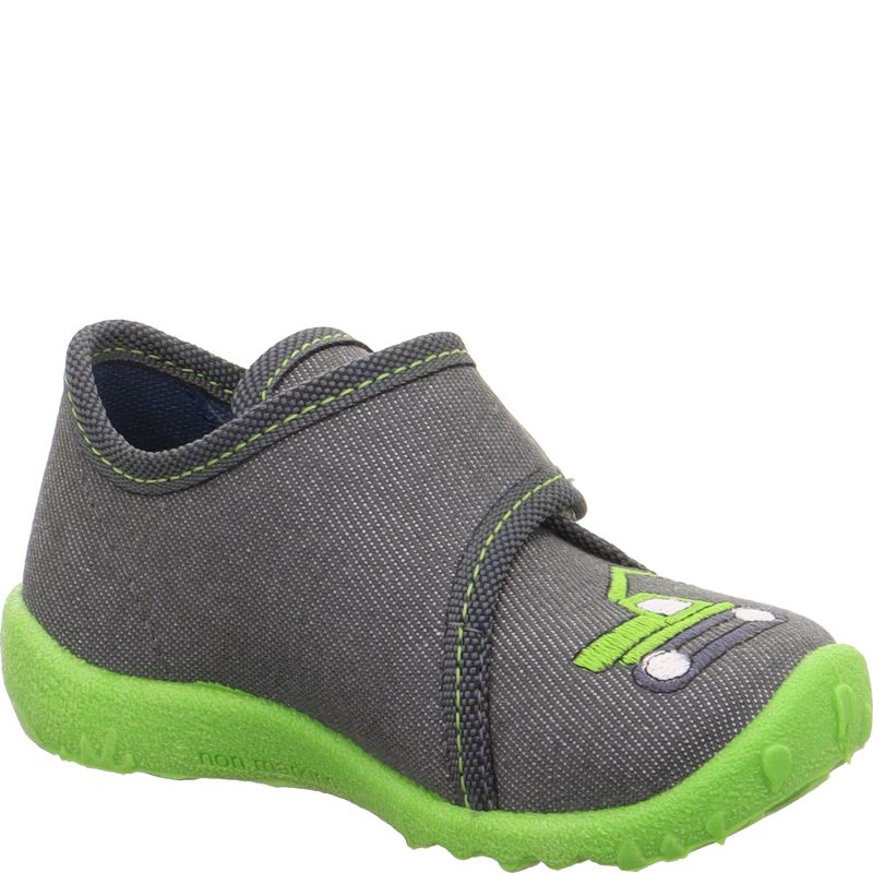 Superfit SPOTTY Boys Slipper - Material: Textile in Grey