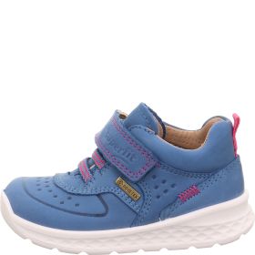 Superfit BREEZE Girls Sneakers high - Material: Leather in Blue