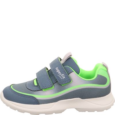 Superfit RUSH Jungen Sneaker low - Material: Textil/Sonstiges Material in Blau