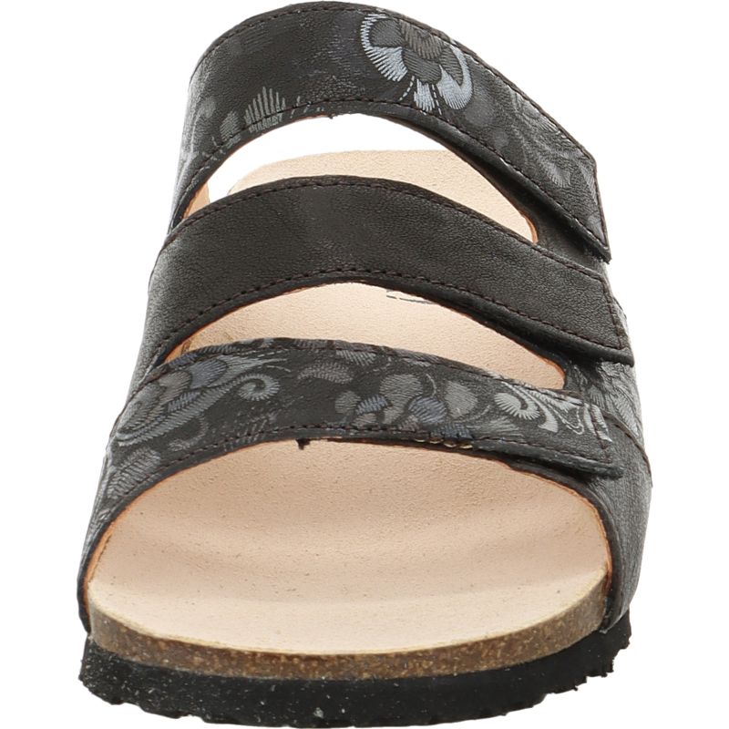 Think! MIZZI Damen Pantolette - Material: Leder in Mehrfarbig