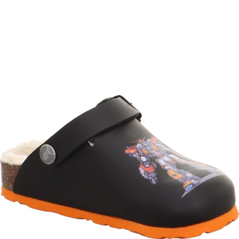 superfit FUSSBETTPANTOFFEL Boys Clog - Material: Sonstiges Material in Black