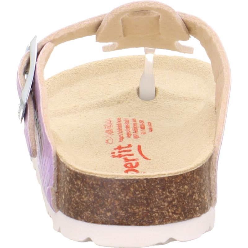 Superfit FUSSBETTPANTOFFEL Girls Slipper - Material: Sonstiges Material in Purple