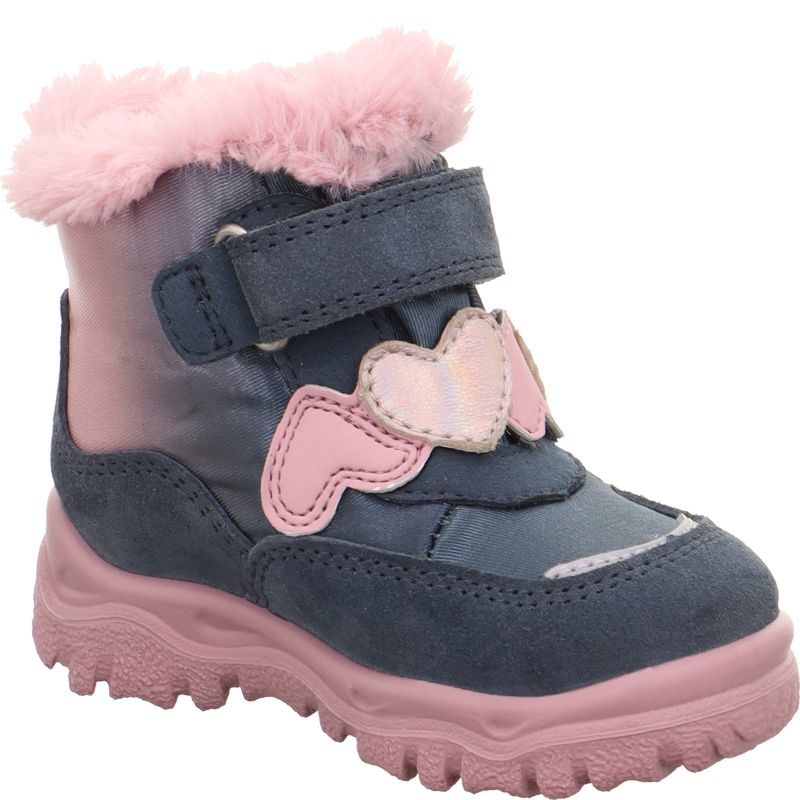 Superfit HUSKY+ Girls Boot - Material: Leather/Textil in Blue