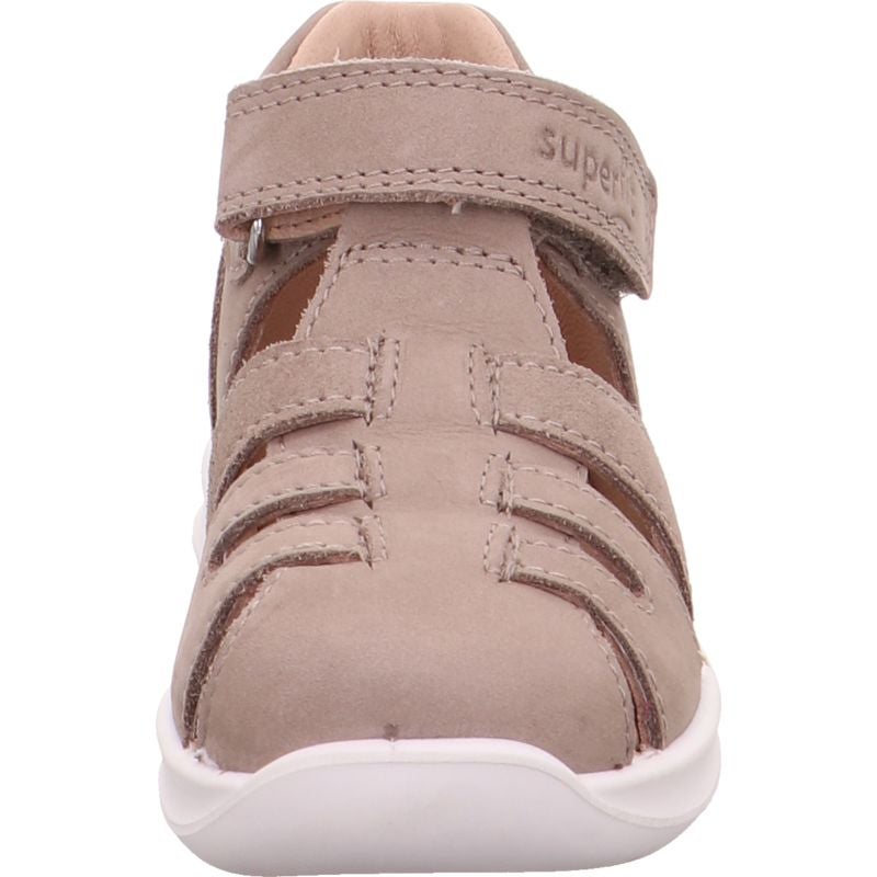 Superfit BUMBLEBEE Unisex, Jungen Sandale - Material: Leder in Beige