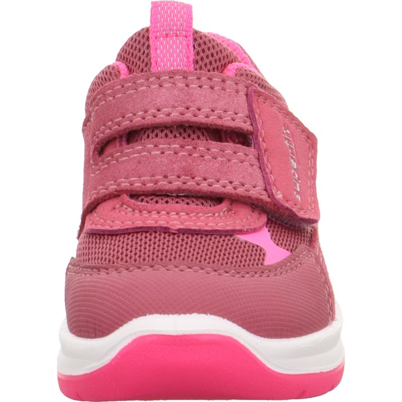 Superfit COOPER Mädchen Sneaker low - Material: Leder/Sonstiges Material/Textil in Pink