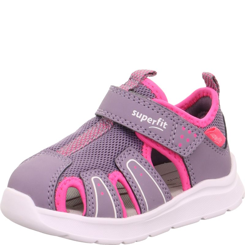 Superfit WAVE Girls Sandal - Material: Textil/Sonstiges Material in Purple