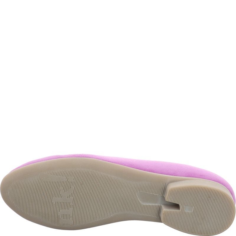 Think GUAD2 Woman Ballerina - Material: Leather in Purple