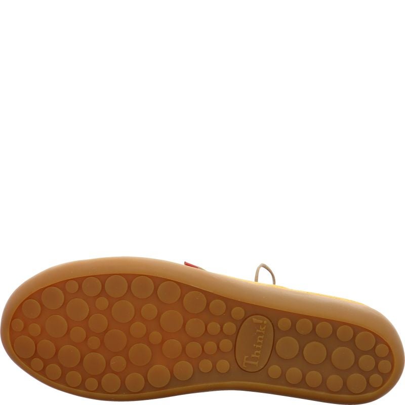 Think NATURE Woman Ballerina - Material: Leather in Brown